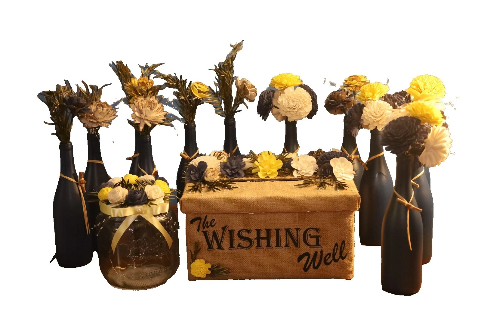 Decoraciones de Mesa de Boda de papel Handmade