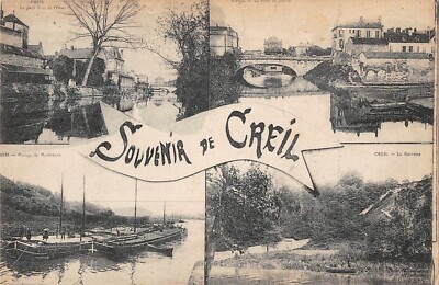 Old postcard Creil (235620)