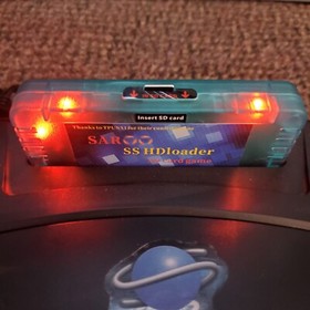 Sega Saturn SAROO SS HDLoader Flash Cart Jail Break. Plug N Play FREE 128GB SD. 
