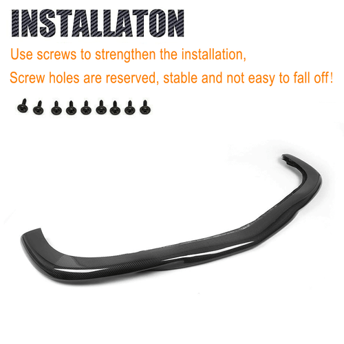 Alerón delantero de carbono para Mercedes W204 C63AMG difusor labio del alerón - Imagen 11 de 13