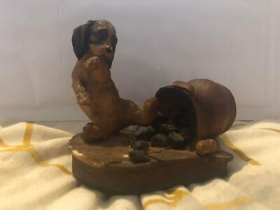 AYNSLEY, TROUBLE, SPANIEL PUPPY, 1984, neuwertig. Original, sehr selten, süß.