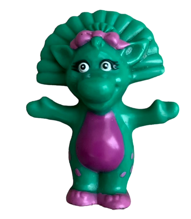ビンテージ 90s Barney バーニー 女の子 人形 フィギュア 90s Barney Baby Bop Girl Dinosaur Figure 2.5