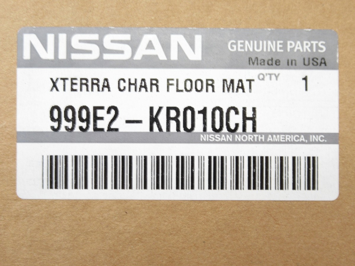 Genuine OEM Nissan 999E2-KR010CH Carpeted Floor Mats Set 2007-2015