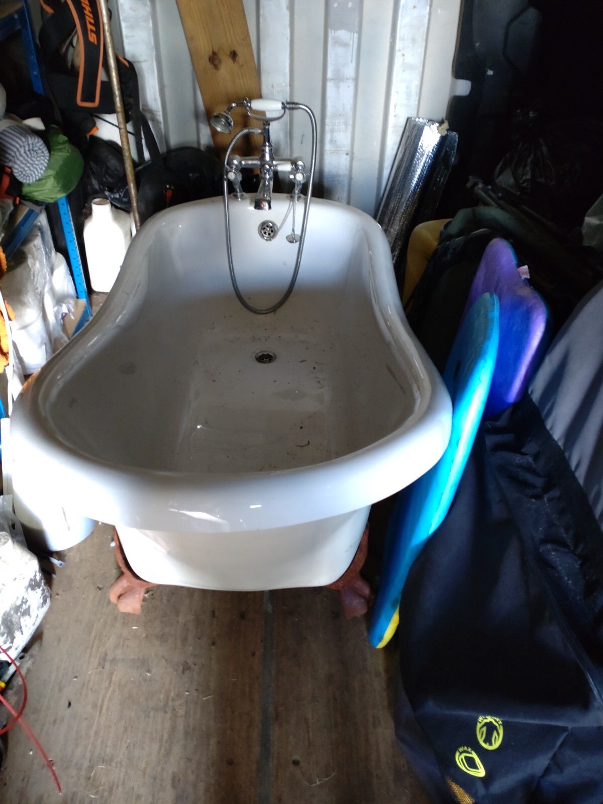 Resin Roll Top Bath eBay