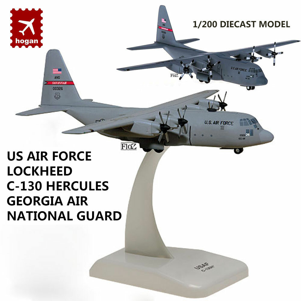 1/200 自衛隊 C-130 Hercules 401飛行隊 金属 hogan US Air Force Lockheed C-130 Hercules Georgia 1/200 diecast