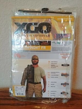 XGO Flame Retardant Pha 1 Desert Sand Men's Lightweight FR Rayon T- Shirt XLarge