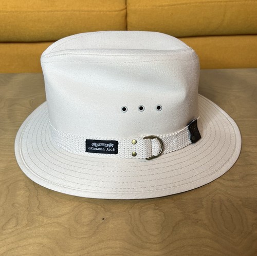 Panama Jack Ivory Cotton Canvas Sun 