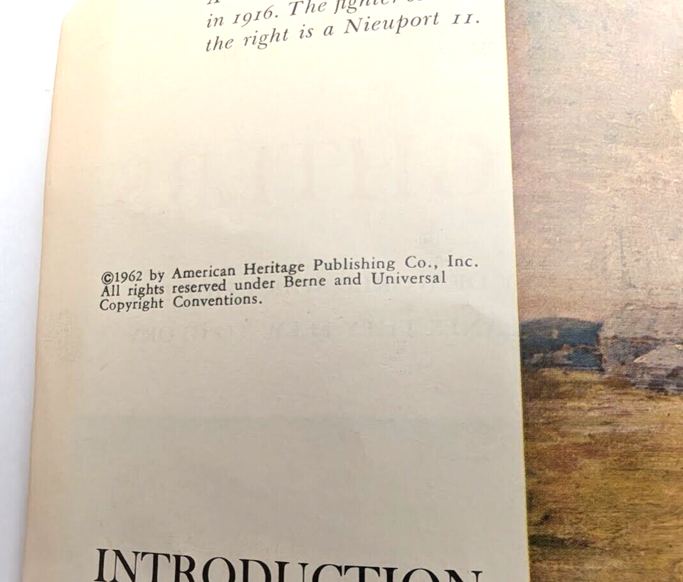 Vintage Air Fighters Booklet 1962 WWll Airplanes American Heritage