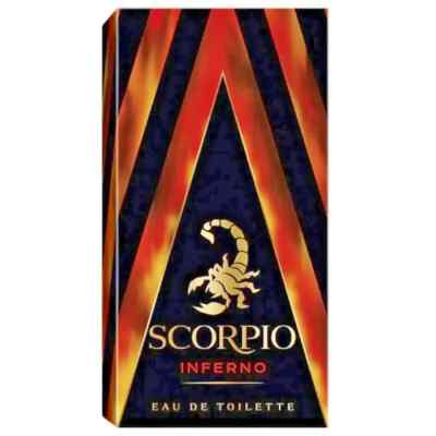Scorpio Inferno Eau De Toilette – 75 Ml, Dunkler, Holziger Duft Für Männer