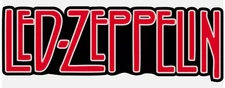 Led Zeppelin Logo Vinyl Sticker Decal rock band Laptop Wall Mirror Tumbler Cell