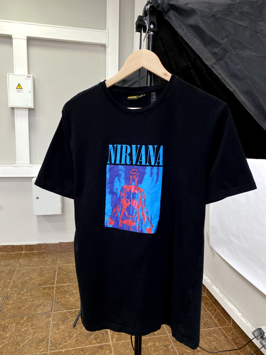 Nirvana Kurt Cobain t-shirt size M color black | eBay