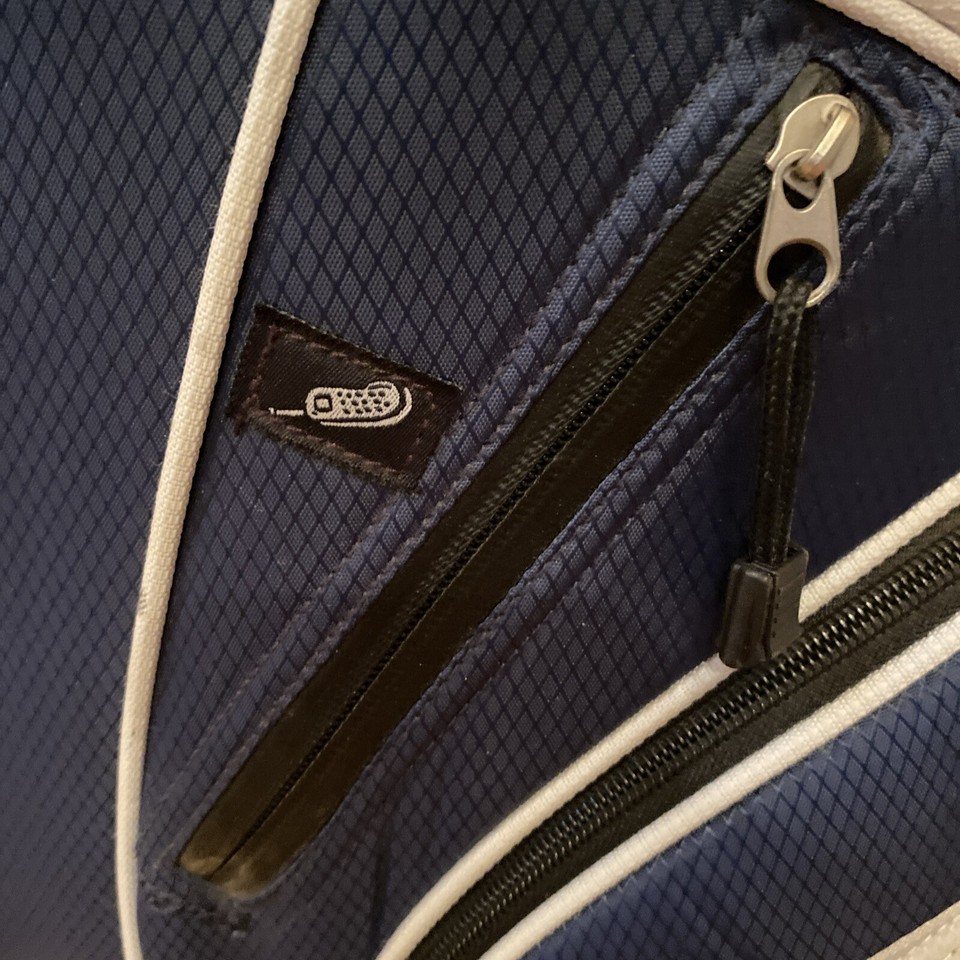 Tour Edge Max D 14 Way Divider Red/White Golf Cart Bag 11 Zipper Cell