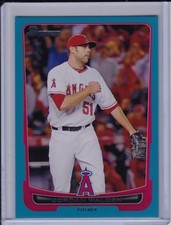 Jordan Walden 2012 Bowman Blue Base Parallel #'d /500 Border Paper Angels