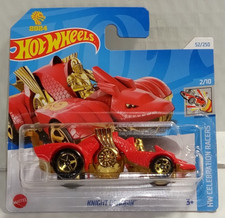 2024 Hot Wheels Short Card Knight Draggin' 52/250 Celeb Racers 2/10 HRY96 Red