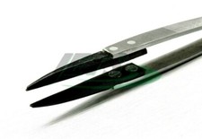 Tweezers Fiber Tip Pointed Non Marring Scratching Safe Tips Tweezer 6-1/4"