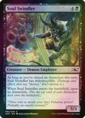 MTG Soul Swindler Foil ** Unfinity ** English (NM)