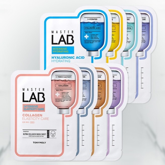 TONYMOLY Master Lab Mask Sheet 19g x 4pcs Mineral Vital Skin Mask