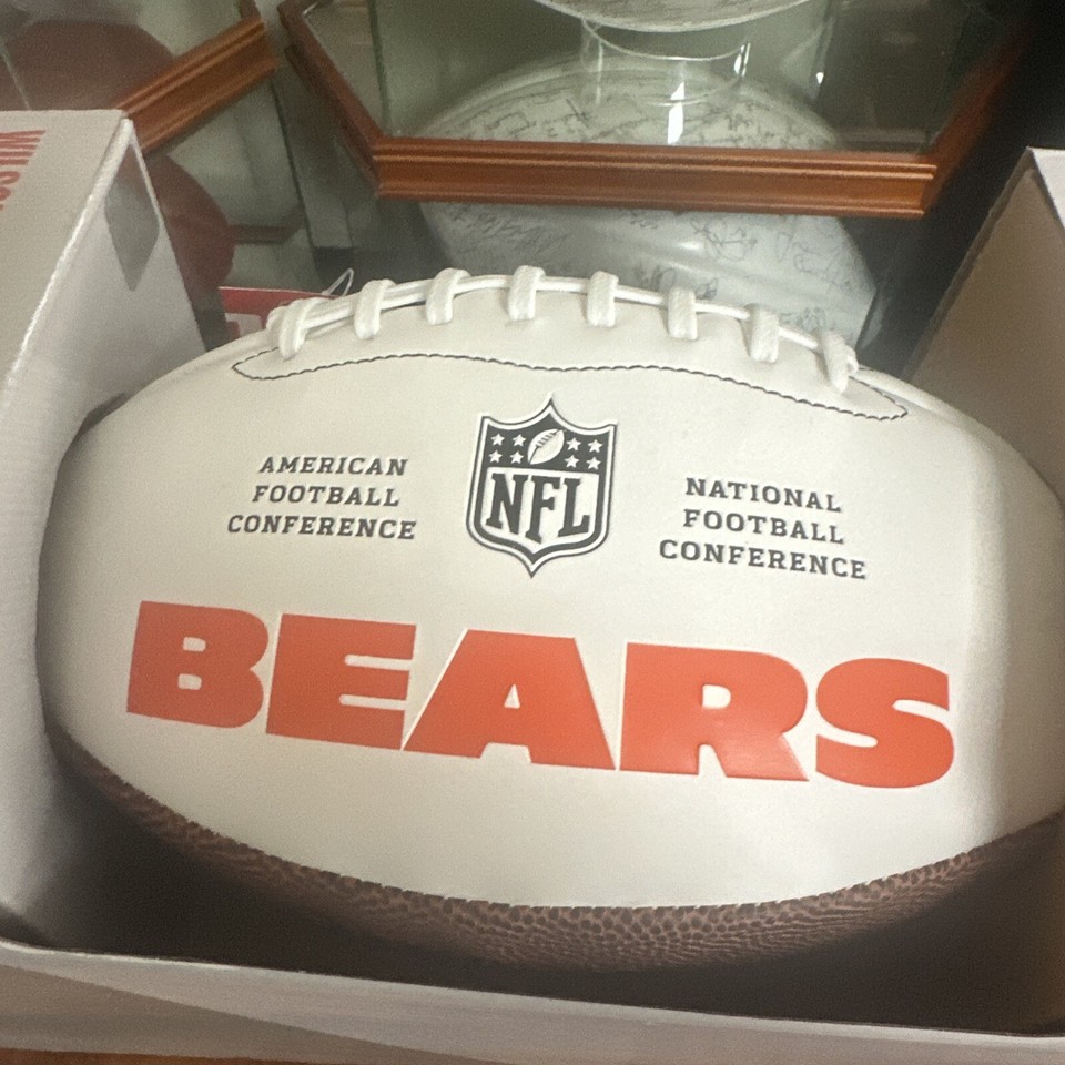Chicago Bears Full Size Official Autograph Signature Series White Panel