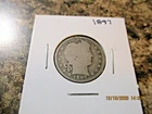 1897 BARBER SILVER QUARTER     TT