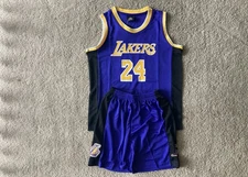 Youth Kobe Bryant Jersey Shorts Lakers Basketball 2T thru 14-16 costume or play