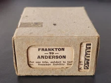 Ward Bus Line Frankton To Anderson Tickets Elwood, Indiana