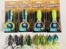 3 Frog Set Of 12 Bass Thunderfish Catfish Fishing Lure