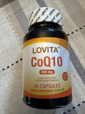 Doctor's Best Hi Absorb Coq10 w/ Bioperine 400 mg 60 Caps Exp 5/26 Factory Seal
