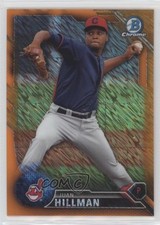2016 Bowman Chrome Prospects Orange Shimmer Refractor Juan Hillman #BCP196 2f9