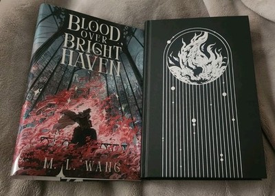 Blood Over Bright Haven by M. L. Wang signed & stamped (The Broken Binding ed.)