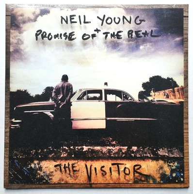NEIL YOUNG + PROMISE OF THE REAL - THE VISITOR LP 2018 SEALED STEREO ETCHED
