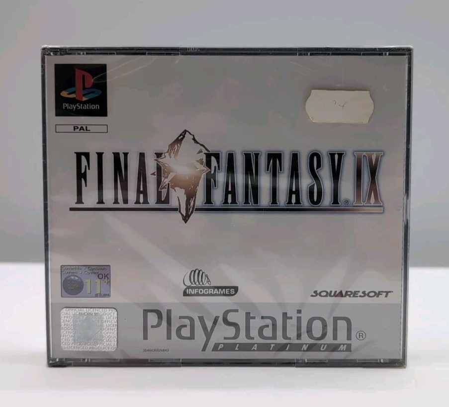Final Fantasy 9 IX Sony PS1 PlayStation 1 Platinum Release New Sealed PAL