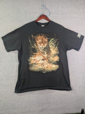 VTG 2000 Jacksonville Zoo Jaguar Shirt XL John Seerey Lester Wildlife Tee