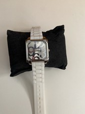 Geneva silver tone with crystal and rubber bracelet womens fashion watch Working
