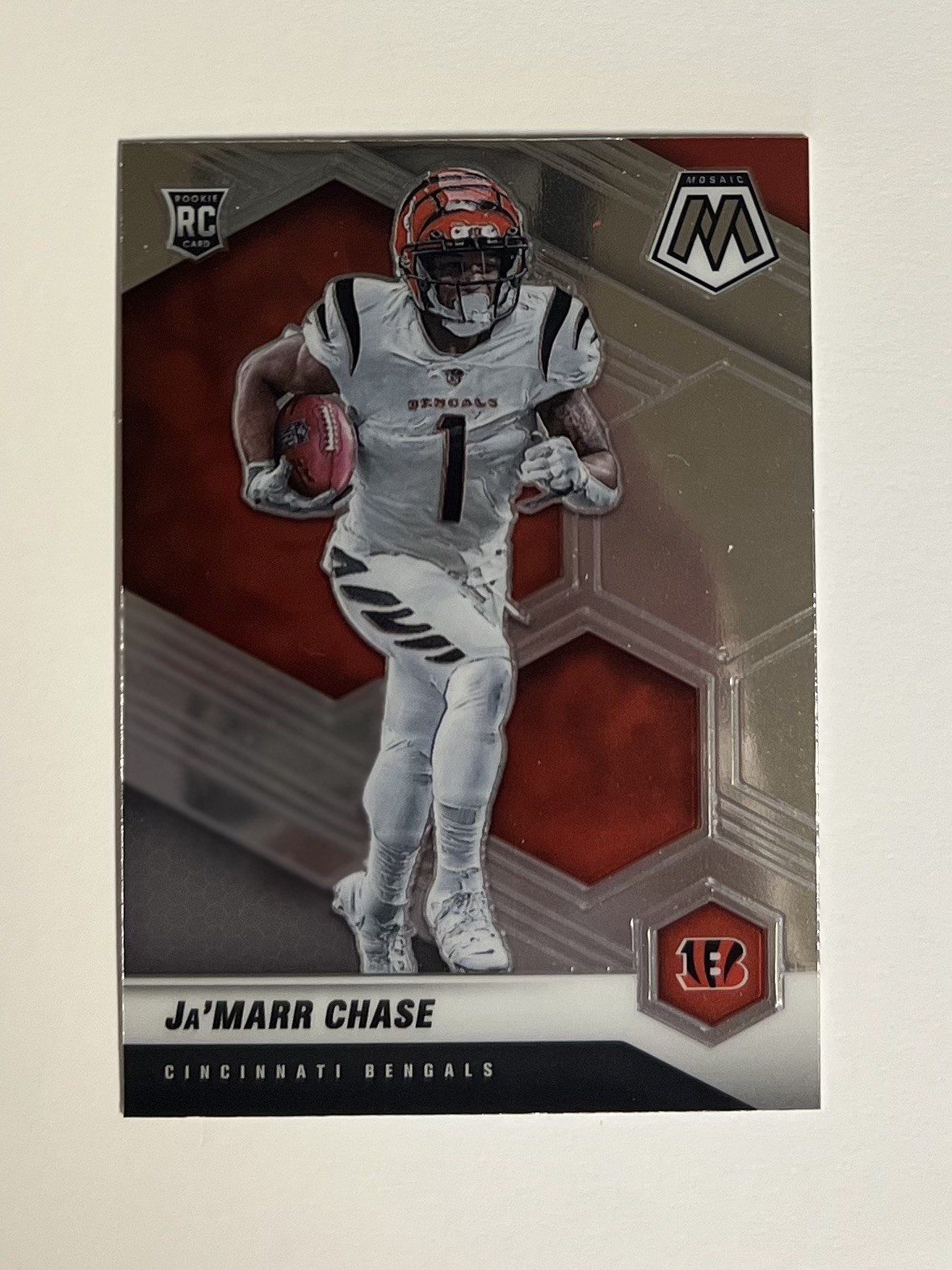 2021 Panini Mosaic Jamarr Chase #307 (RC) - Cincinnati Bengals