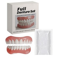 Full Denture Set For Men and Women Upper And Lower Denture False Teeth
