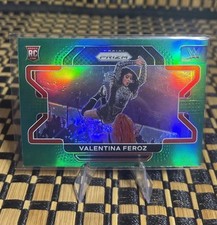 2022 Panini Prizm WWE #92 Valentina Feroz Green Prizm RC