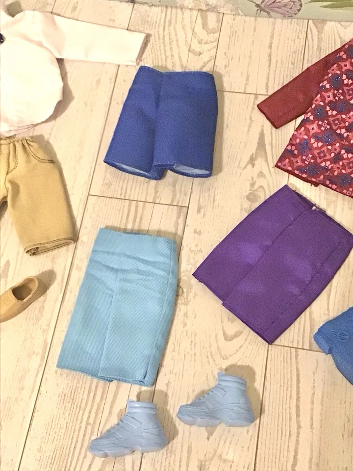 Barbie Ken Boy Doll Clothes & Shoes Assorted Lot Modern - Image 3 of 4