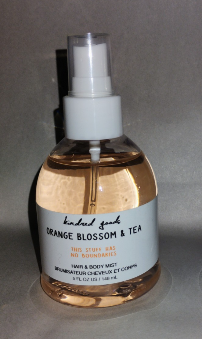 Body Spray Kindred Goods Perfume Orange Blossom And Tea Orange