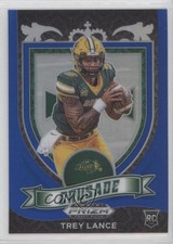 2021 Panini Prizm Draft Picks Crusade Blue Prizm 38/199 Trey Lance #164 10k8