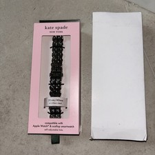 NIB - Kate Spade Stainless Steel Bracelet Apple Watch Band 38 40 mm - SEALED BOX