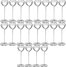 Wedding Table Numbers Holder   YQBOOM 20 Pack 3.35 inch Name Card Holder Place