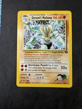 Pokémon TCG Giovanni's Machamp 6/132 Holo Card Gym Challenge Vintage