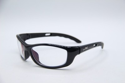 WILEY X P-17 WX Z87-2 2304T BLACK AUTHENTIC EYEGLASSES 61-18