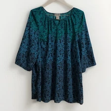 Cathrines Women’s 3/4 Sleeve Blouse Size 1X 18/20