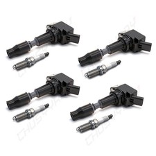 4 Ignition Coil Spark Plug Pack For 2015-2017 Hyundai Sonata 2016 Kia Optima