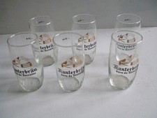 LOT 6 VERRES BIERE KANTERBRAU ANCIENS   BIERE DE LORRAINE