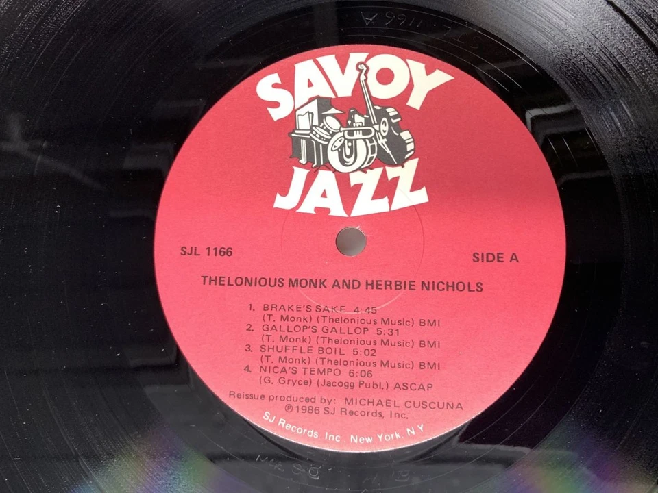 THELONIOUS MONK AND HERBIE NICHOLS S/T US LP [54064ER] - Image 2 of 2