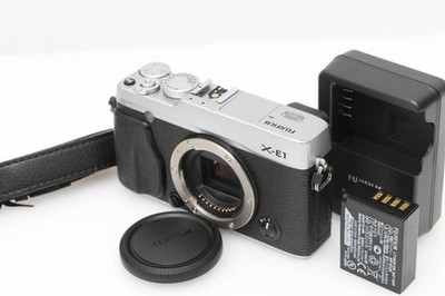 Fujifilm FUJIFILM X-E1 Gehäuse silber spiegellose Kamera aus Japan getestet...