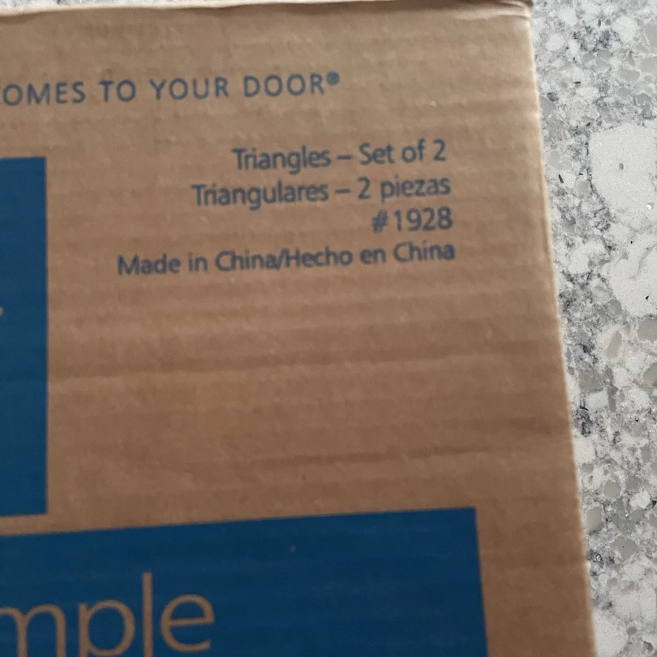 New!Pampered Chef Serving Dishes Simple Additions Triangles Set of 2 Black Party - Image 4 of 4