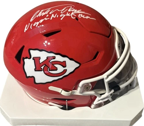 Kansas City Chiefs Christian Okoye Signed Midi Helmet JSA Certified